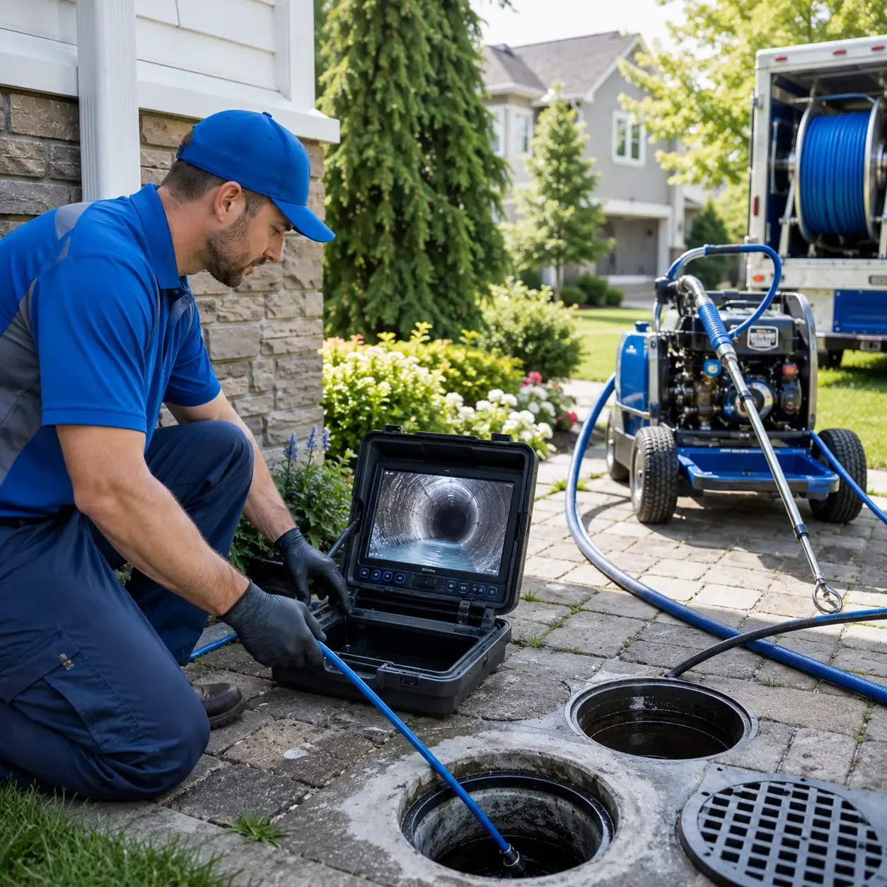 Outdoor drain cleaning professionals serving Mitchells, VA